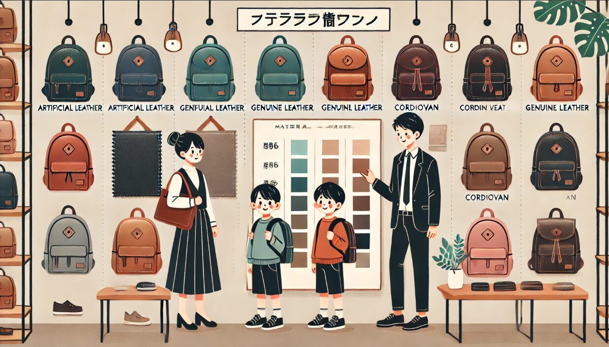 ランドセルの重さとサイズ感のイメージ